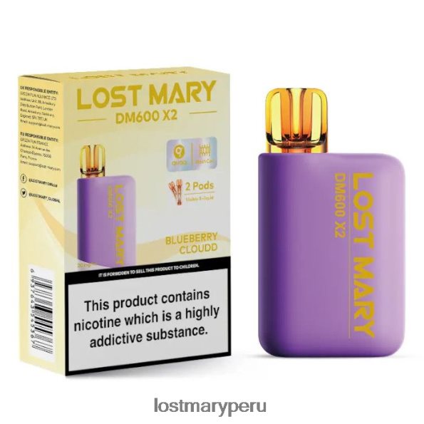 vape desechable perdido mary dm600 x2 nube de arándanos - Lost Mary Online Store 86XJX0190